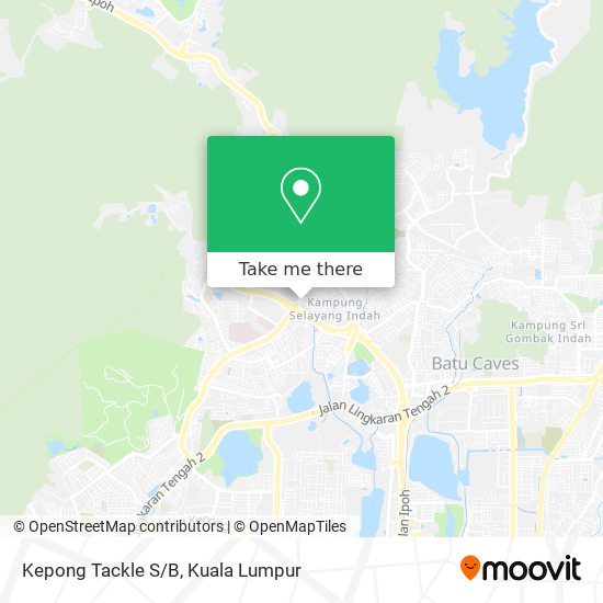 Kepong Tackle S/B map