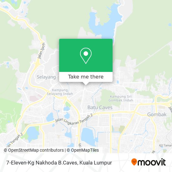 Peta 7-Eleven-Kg Nakhoda B.Caves