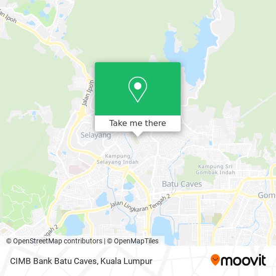 CIMB Bank Batu Caves map