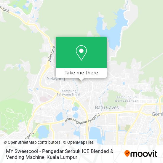 Peta MY Sweetcool - Pengedar Serbuk ICE Blended & Vending Machine