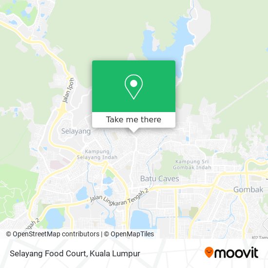 Selayang Food Court map