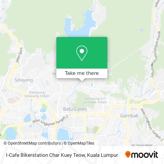 I-Cafe Bikerstation Char Kuey Teow map