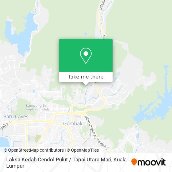 Peta Laksa Kedah Cendol Pulut / Tapai Utara Mari