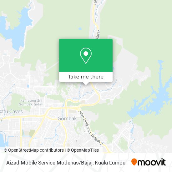 Aizad Mobile Service Modenas / Bajaj map