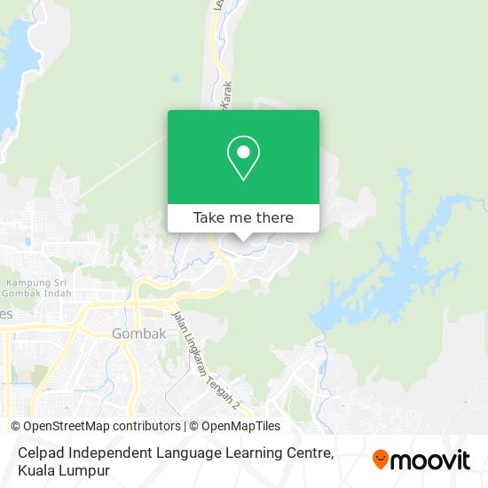Celpad Independent Language Learning Centre map