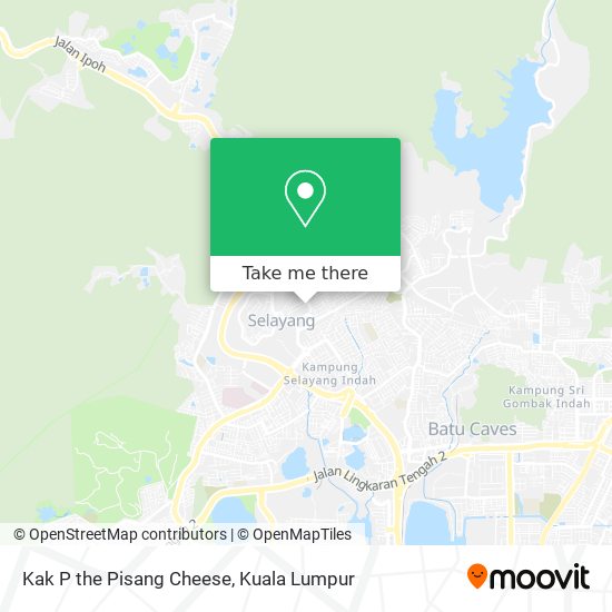Kak P the Pisang Cheese map