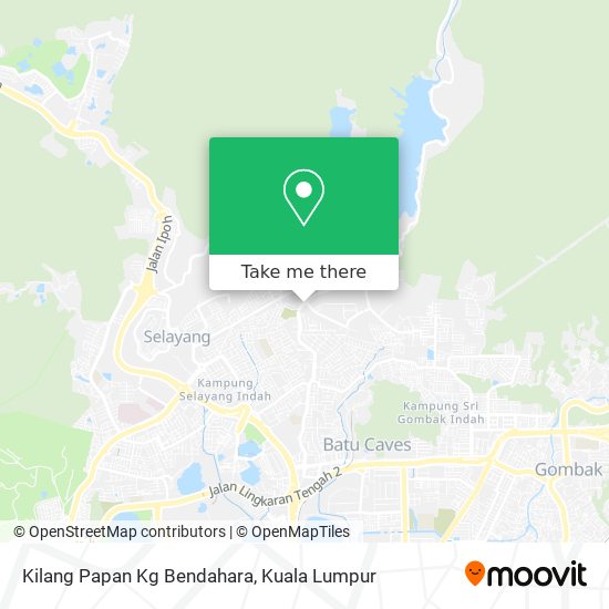 Kilang Papan Kg Bendahara map