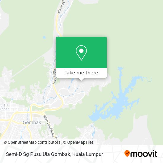 Semi-D Sg Pusu Uia Gombak map