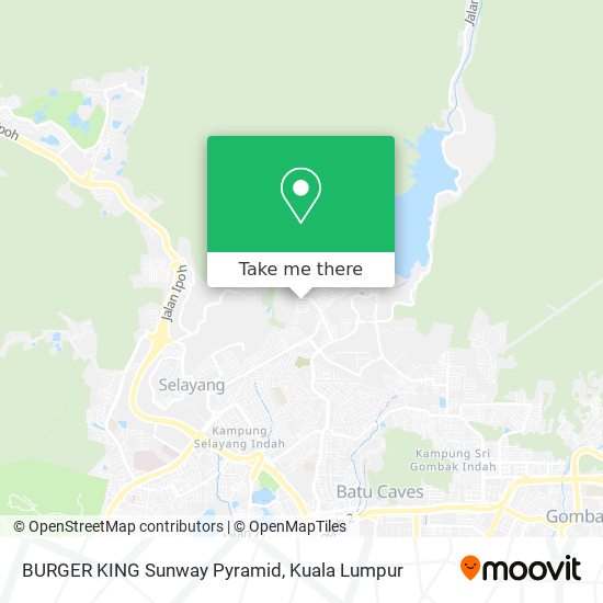 BURGER KING Sunway Pyramid map
