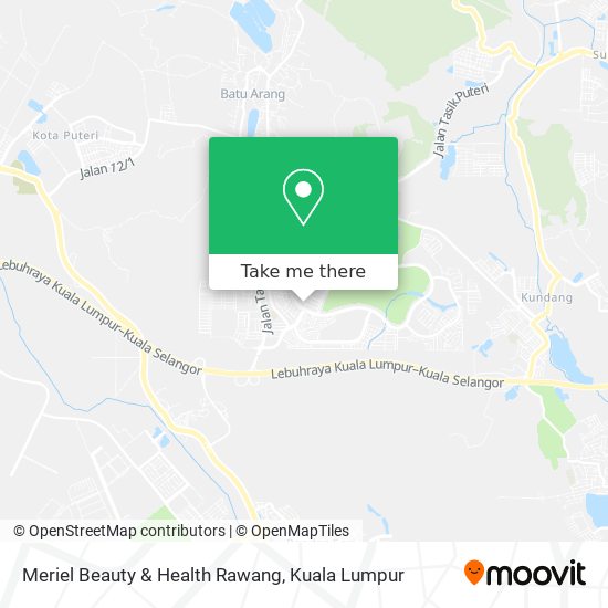 Meriel Beauty & Health Rawang map