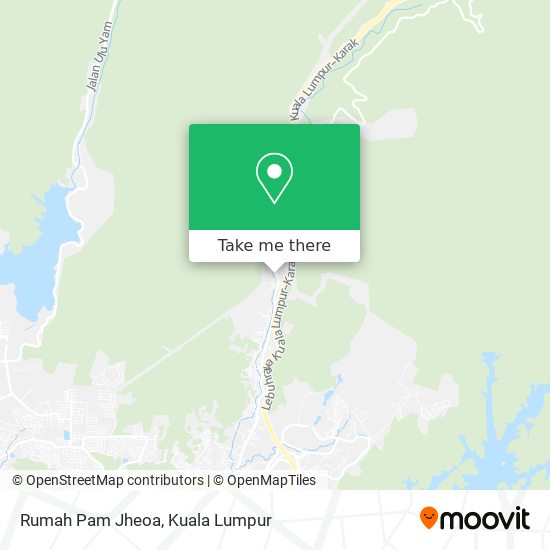 Rumah Pam Jheoa map