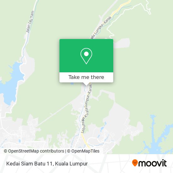 Kedai Siam Batu 11 map