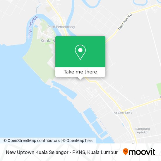 New Uptown Kuala Selangor - PKNS map