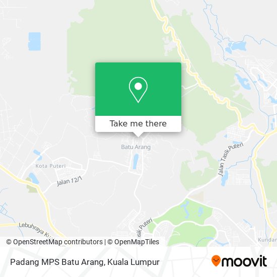Peta Padang MPS Batu Arang