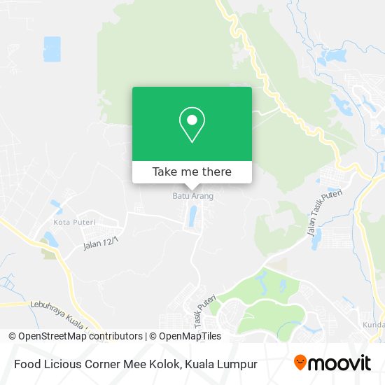 Food Licious Corner Mee Kolok map
