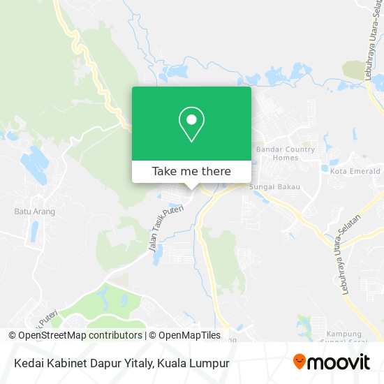 Kedai Kabinet Dapur Yitaly map