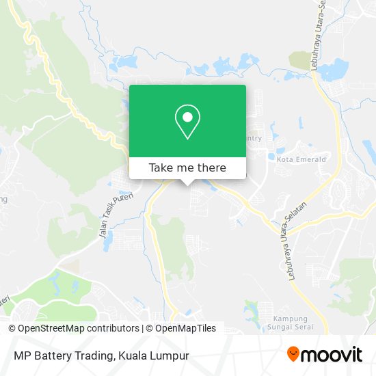 MP Battery Trading map