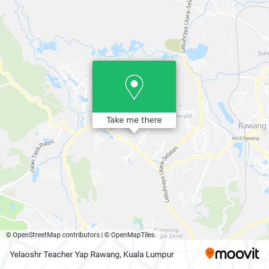 Yelaoshr Teacher Yap Rawang map
