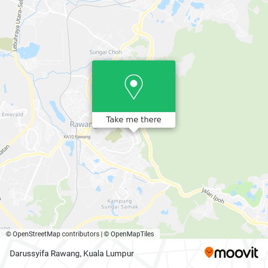 Darussyifa Rawang map