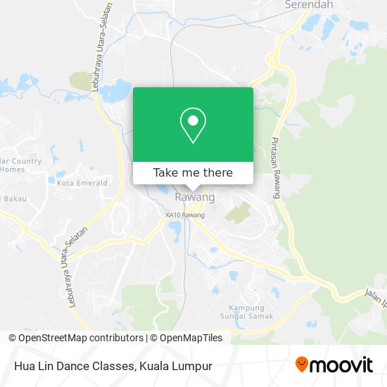 Hua Lin Dance Classes map