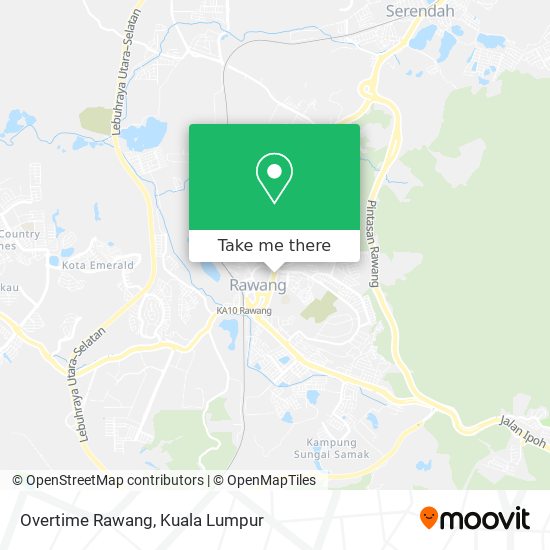 Overtime Rawang map