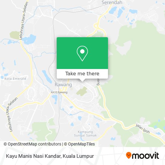 Kayu Manis Nasi Kandar map