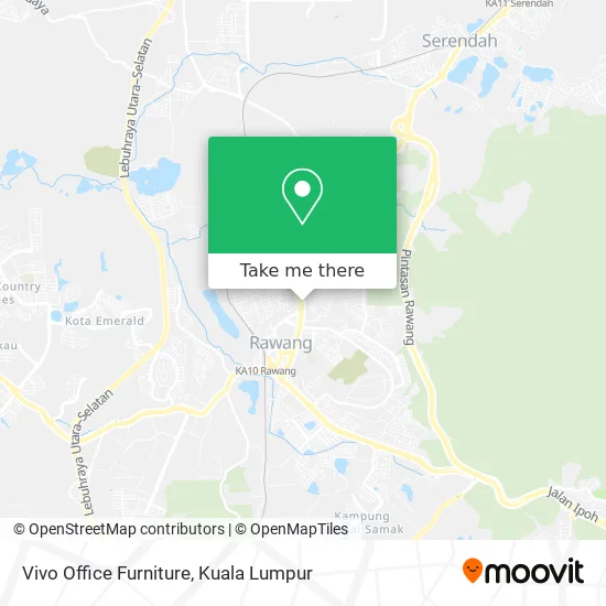 Vivo Office Furniture map