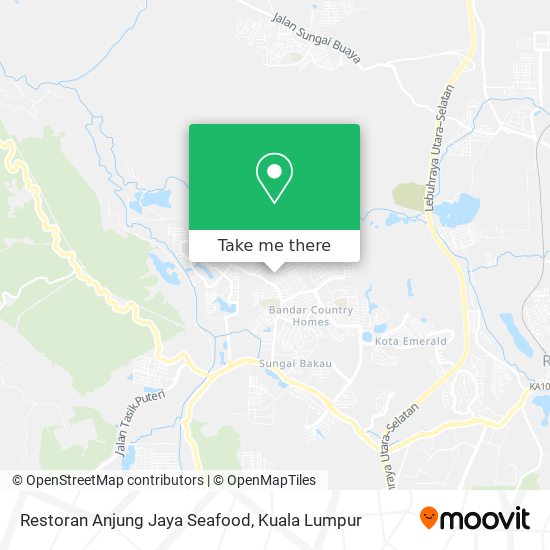 Restoran Anjung Jaya Seafood map