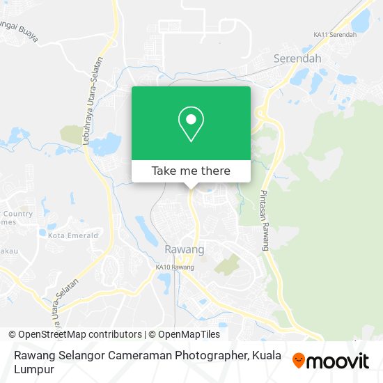 Rawang Selangor Cameraman Photographer map
