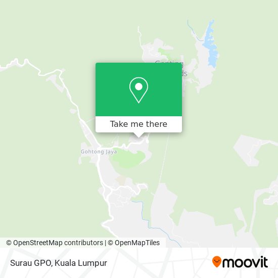 Surau GPO map