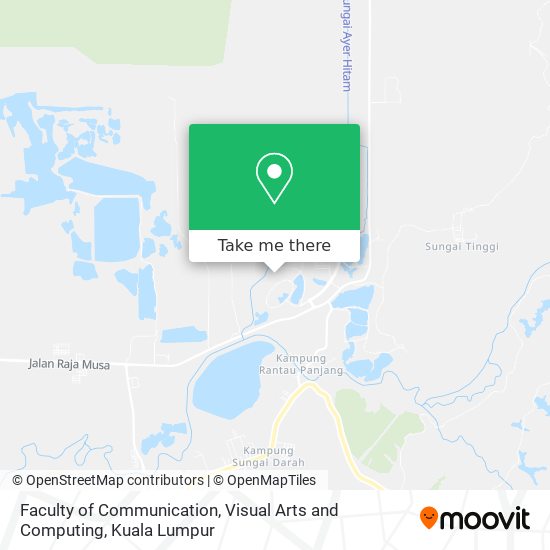 Faculty of Communication, Visual Arts and Computing map