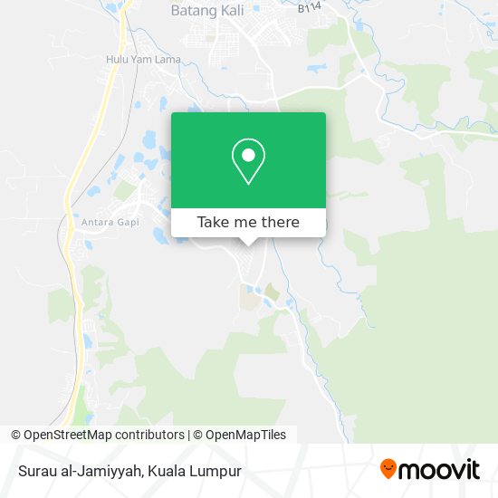 Peta Surau al-Jamiyyah