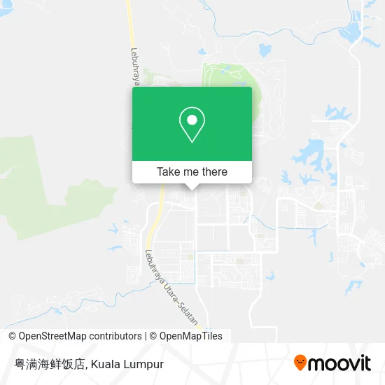 粤满海鲜饭店 map