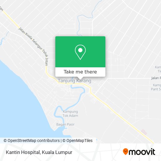 Kantin Hospital map