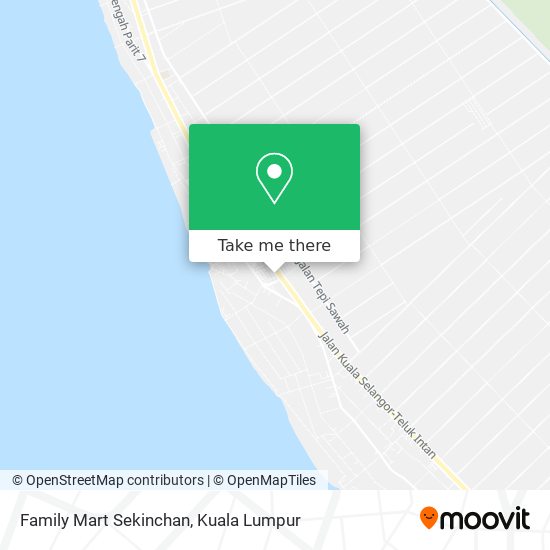 Family Mart Sekinchan map