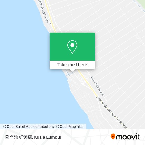 隆华海鲜饭店 map
