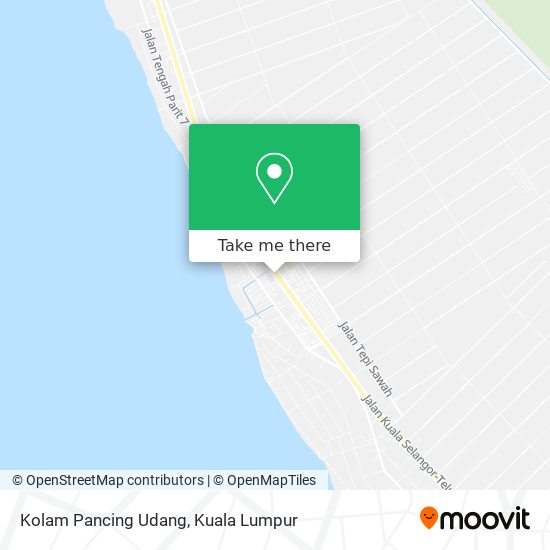 Kolam Pancing Udang map