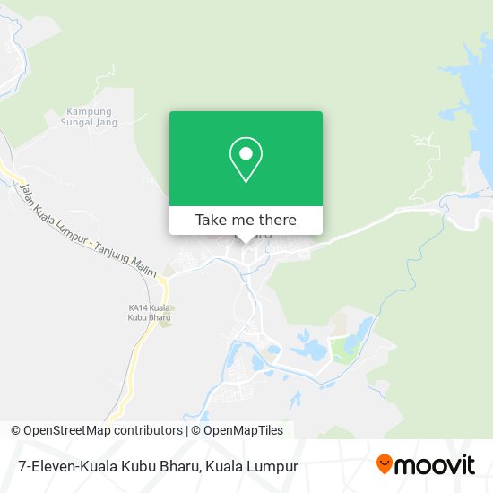 7-Eleven-Kuala Kubu Bharu map