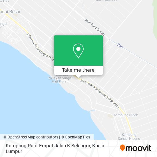 Peta Kampung Parit Empat Jalan K Selangor
