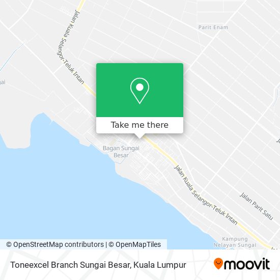 Peta Toneexcel Branch Sungai Besar