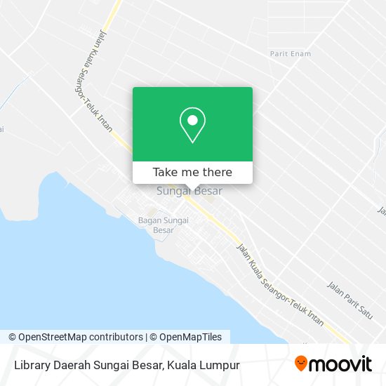 Peta Library Daerah Sungai Besar