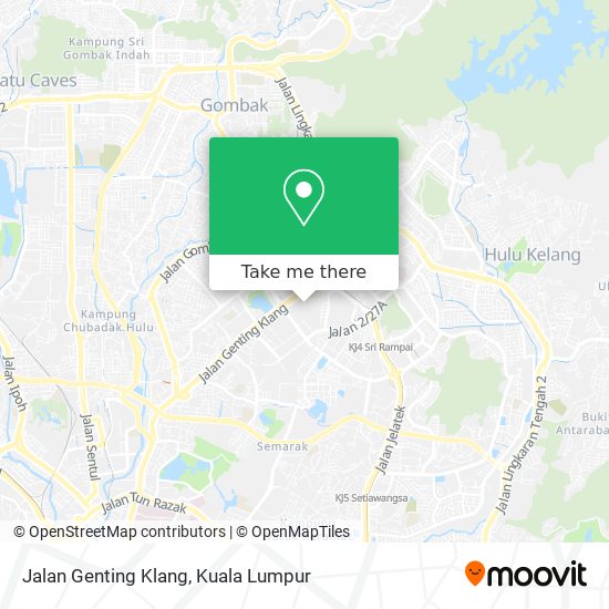 Peta Jalan Genting Klang