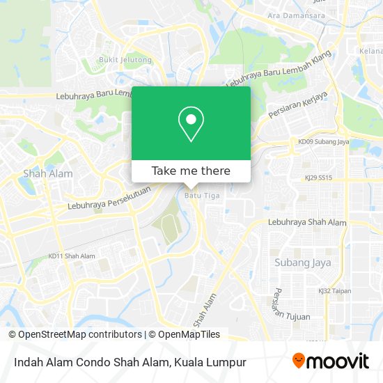 Peta Indah Alam Condo Shah Alam