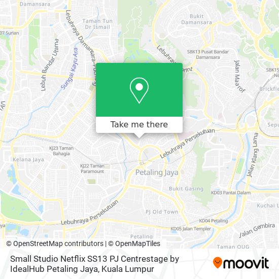 Small Studio Netflix SS13 PJ Centrestage by IdealHub Petaling Jaya map