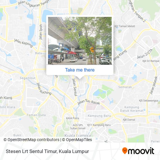 Peta Stesen Lrt Sentul Timur