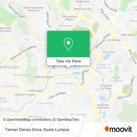 Taman Danau Desa map