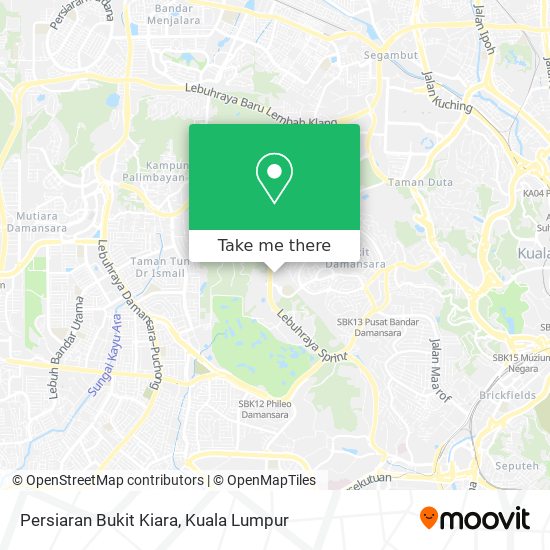 Peta Persiaran Bukit Kiara