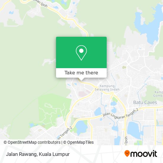 Jalan Rawang map