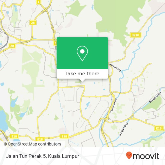 Jalan Tun Perak 5 map