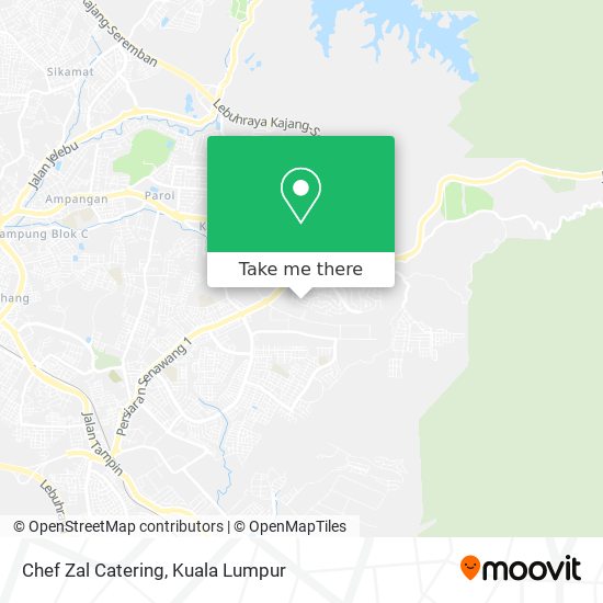 Chef Zal Catering map